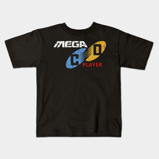 Mega CD - Japanese Sega CD I Kids T-Shirt by MalcolmDesigns